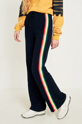 rainbow striped sweatpants