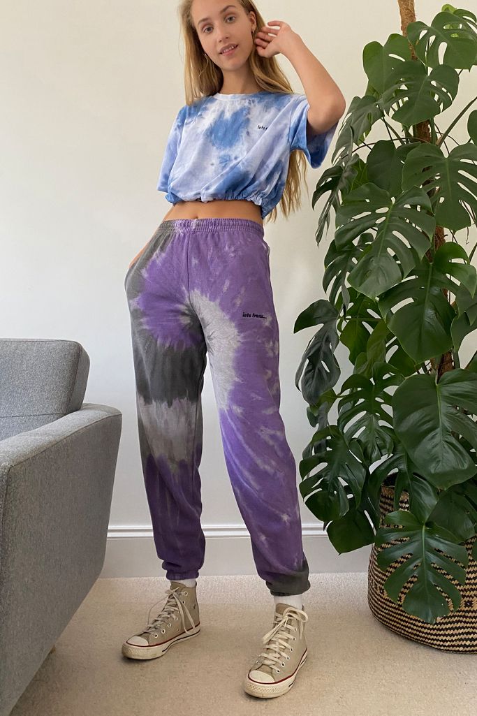 Iets Frans Tie Dye Joggers Urban Outfitters Uk