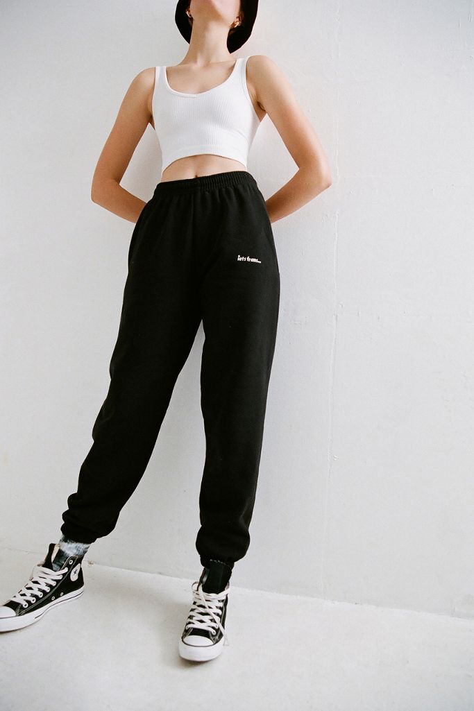 Iets Frans Black Joggers Urban Outfitters Uk