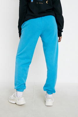 bright blue tracksuit bottoms