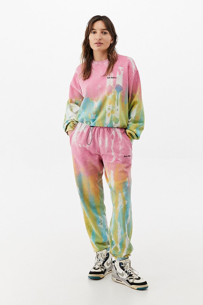 iets frans... Watercolour Tie-Dye Joggers | Urban Outfitters UK