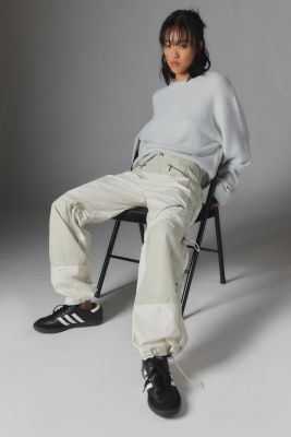 Silence + Noise Grey Lee Motocross Sage Pants