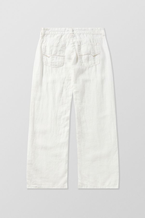 Slide View: 7: BDG Kayla Lowrider Linen Trousers