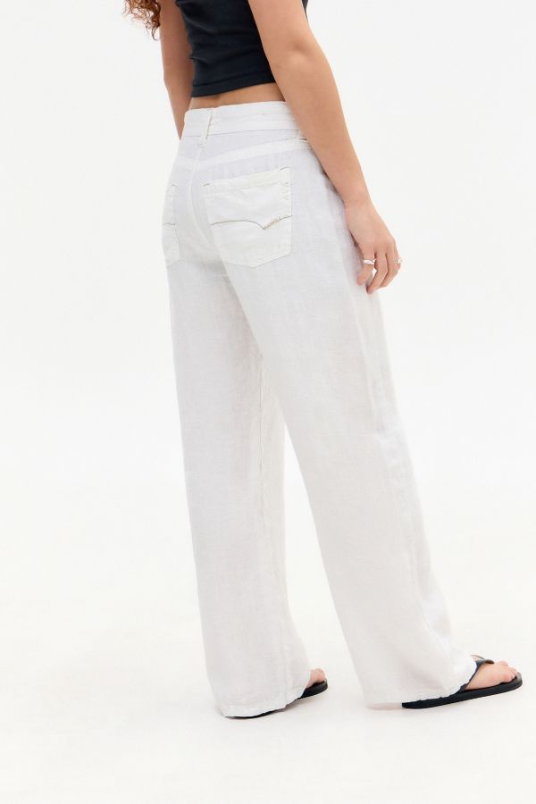 Slide View: 4: BDG Kayla Lowrider Linen Trousers