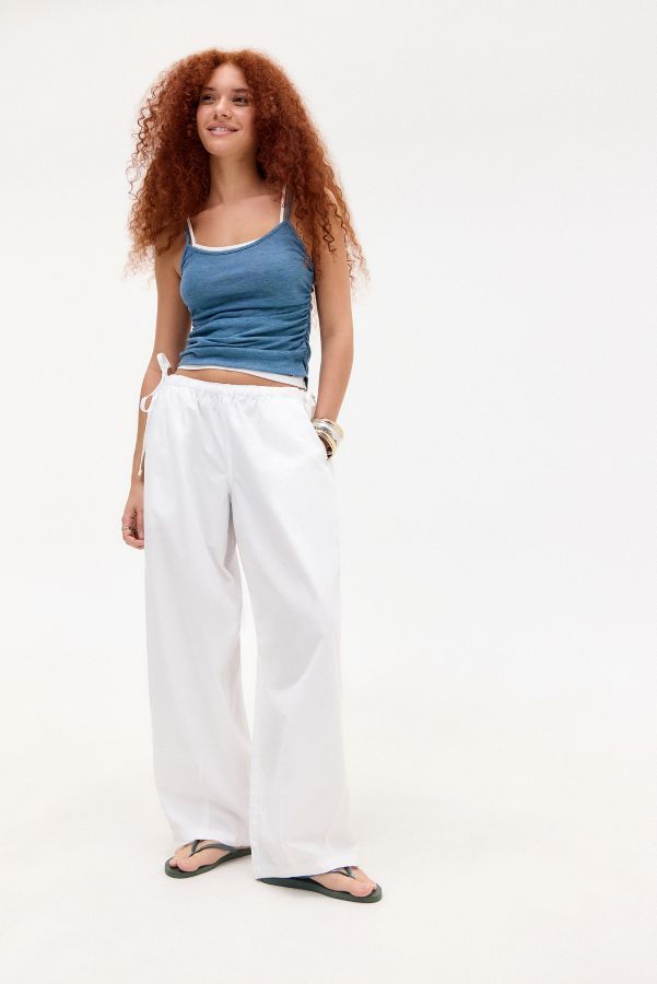 Vista diapositiva: 1: Pantaloni Poplin Bobbi con Lacci Laterali BDG