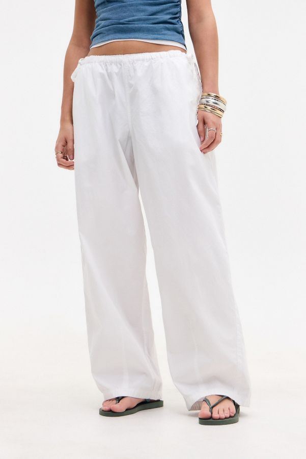 Vista diapositiva: 2: Pantaloni Poplin Bobbi con Lacci Laterali BDG