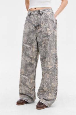 Pantalons Camouflage Arbre Délavé BDG