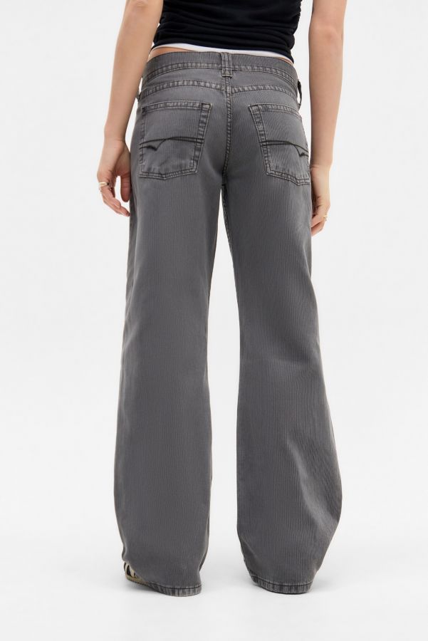 Slide View: 4: BDG Kayla Lowrider Textured Stripe Trousers