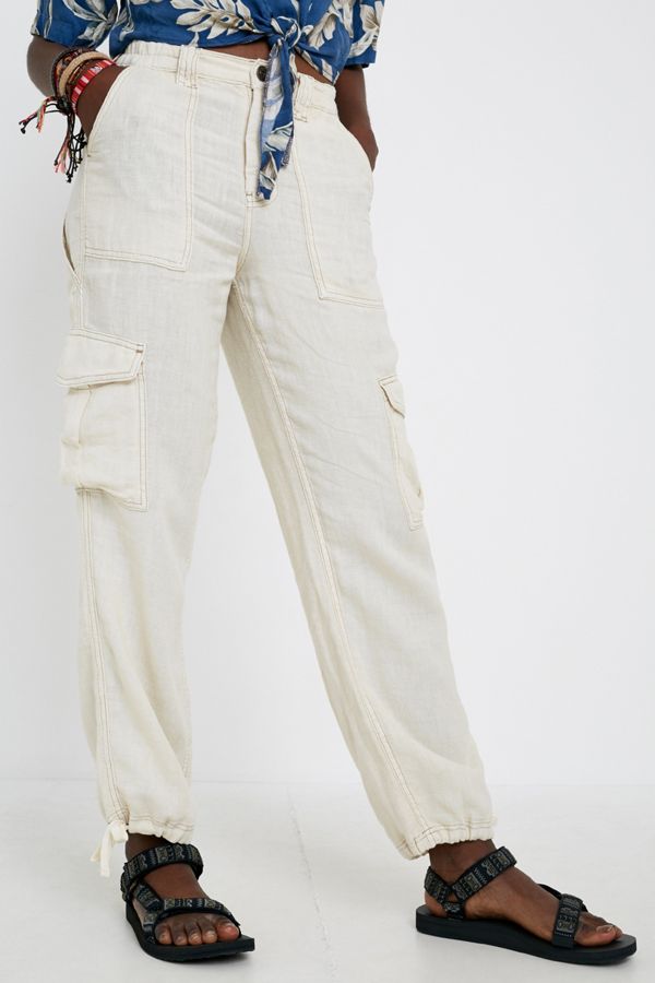 BDG Linen Skate Trousers Urban Outfitters UK