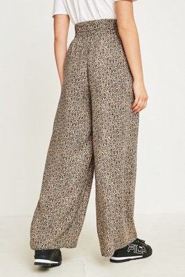 leopard print trousers urban outfitters