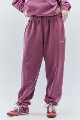 iets frans... Maroon Cuffed Joggers