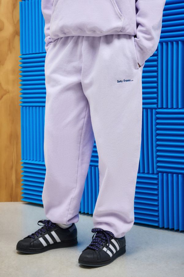 Slide View: 2: iets frans... Lilac Cuffed Joggers 