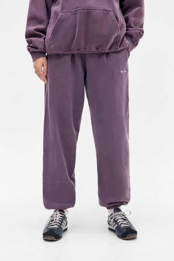 Slide View: 2: iets frans... Plum Cuffed Joggers