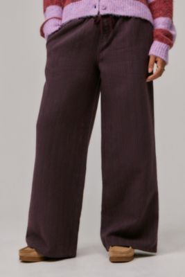 BDG Burgundy Ami Stripe Trousers