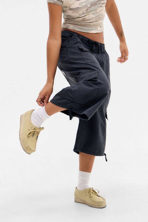 Vista diapositiva: 1: Pantaloni Cargo Baggy Crop Detroit BDG