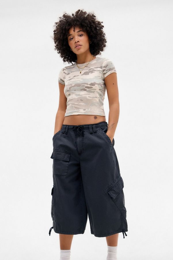 Vista diapositiva: 2: Pantaloni Cargo Baggy Crop Detroit BDG