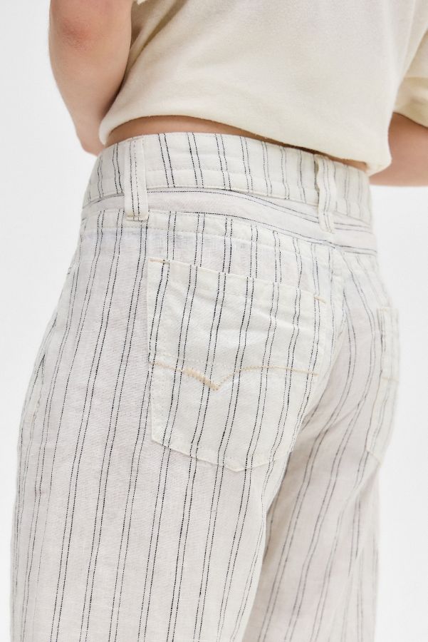 Vista diapositiva: 5: BDG White Kayla Stripe Linen Trousers