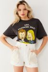 Jean Brodé Taille Haute Urban Outfitters BDG - Taille 25, Noir - Occasion Très Bon état