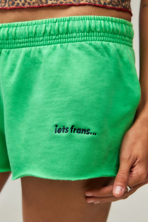 Slide View: 4: iets frans... Ultra-Mini Jogger Shorts