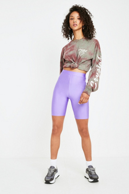 lilac cycling shorts
