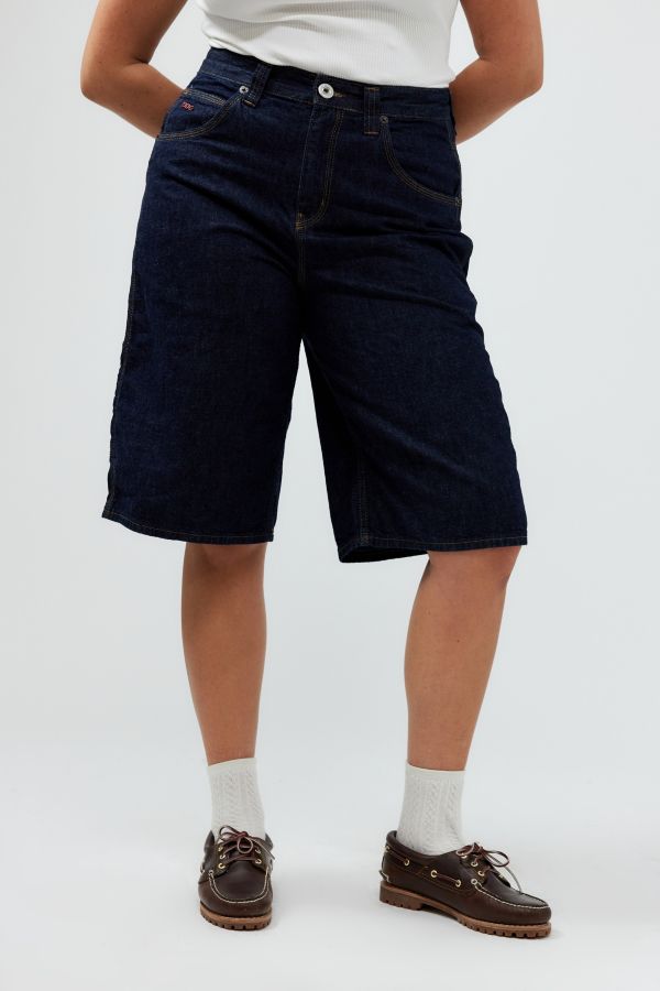 Slide View: 5: BDG Astrid Longline Dark Rinse Jorts