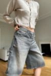 Thumbnail View 1: BDG Astrid Longline Grey Wash Jorts