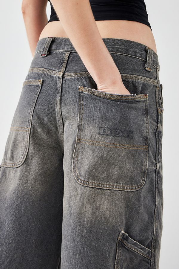 Slide View: 6: BDG Astrid Longline Grey Wash Jorts