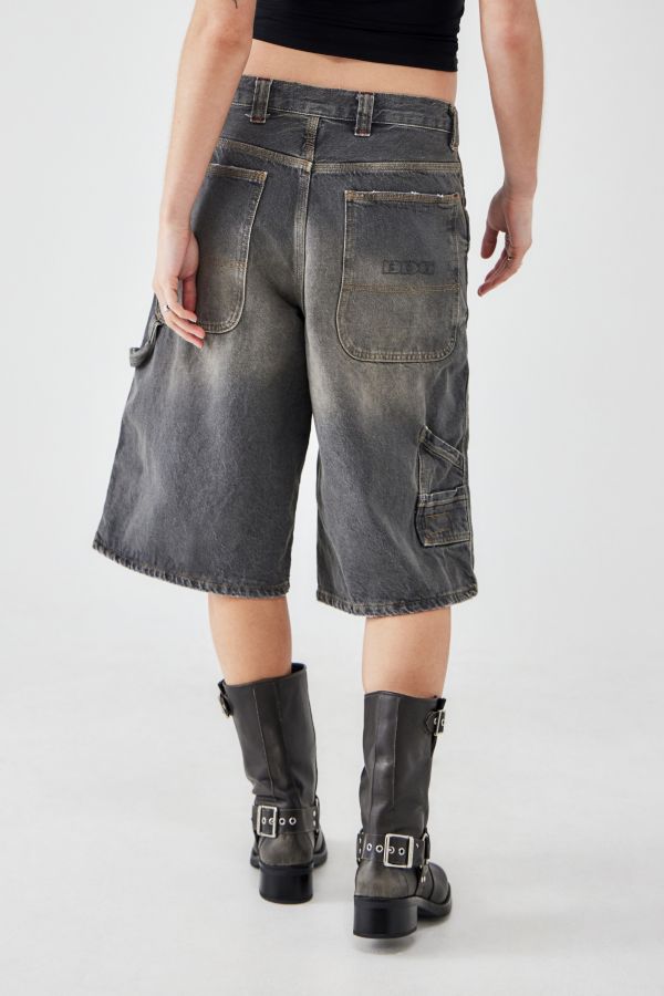 Slide View: 7: BDG Astrid Longline Grey Wash Jorts