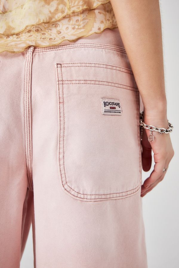 Vista de diapositivas: 2: BDG Annie Longline Carpenter Pink Jorts