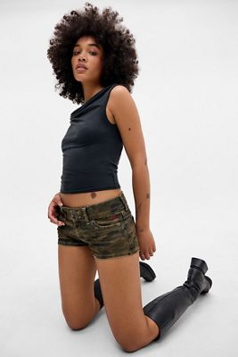 BDG Piper Tarnungs-Shorts