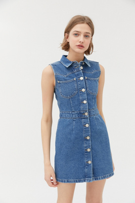 urban outfitters jean dress