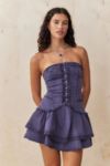 Vista en miniatura 2: Vestido Mini Sin Tirantes Vicki BDG