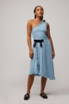 Thumbnail View 1: Kimchi Blue Virginia Ein-Schulter-Midi-Kleid