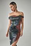 Thumbnail View 2: Silence + Noise Arianna Asymmetrical Midi Dress