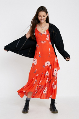 red dress urban outfitters