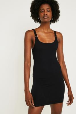 urban outfitters black bodycon dress