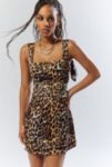 Thumbnail View 3: Light Before Dark Leopard Print Mini Dress