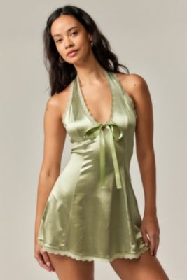 Light before Dark Farrah Halter Mini Dress