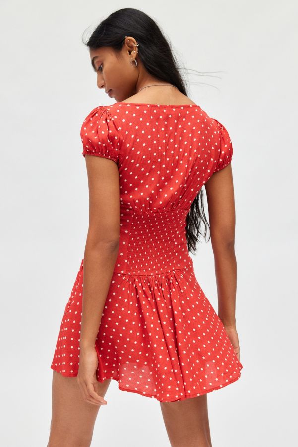 Vista de diapositivas: 4: Kimchi Blue Vera Polka Dot Mini Dress