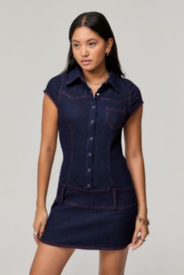 Vestito Mini in Denim BDG Stacey