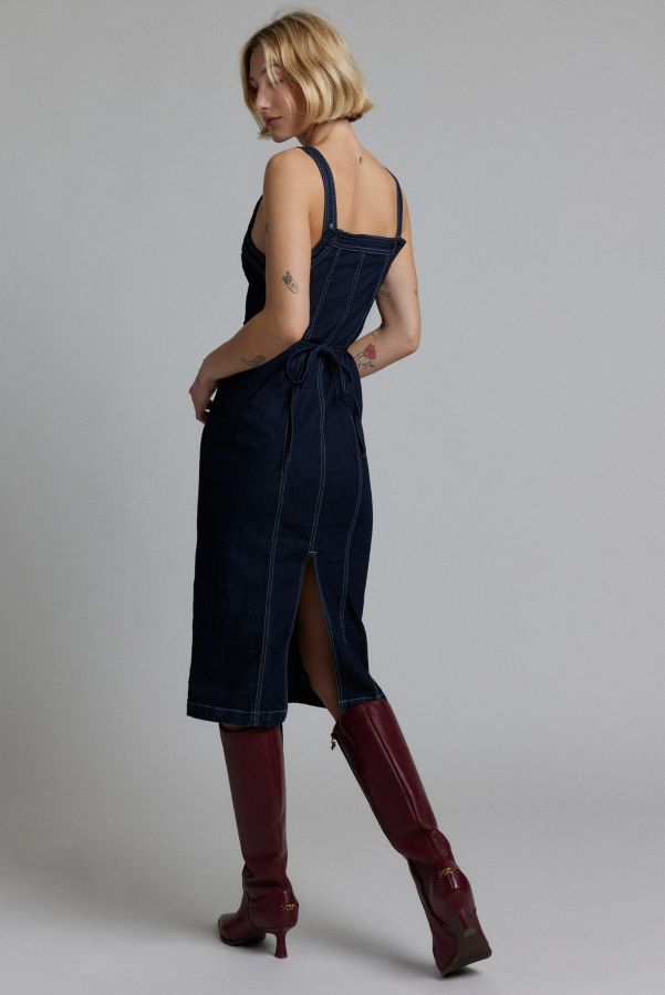 Slide View: 3: Robe midi en denim BDG Finley