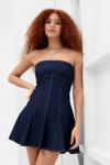 Thumbnail View 3: UO Angelique Fit & Flare Mini Dress