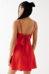 Thumbnail View 1: Light Before Dark Bella Bow Tie-Back Mini Dress