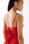 Thumbnail View 4: Light Before Dark Bella Bow Tie-Back Mini Dress