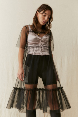 tulle smock dress