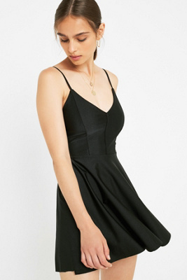 UO Barb Fit + Flare Mini Dress | Urban 