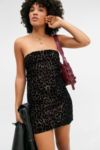 Thumbnail View 1: Silence + Noise Alix Flocked Leopard Mini Dress