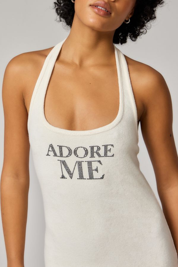 Slide View: 2: UO Adore Me Halter Mini Dress