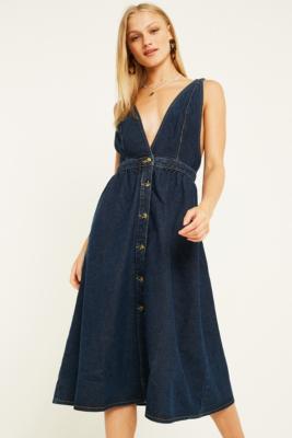 urban outfitters jean dress
