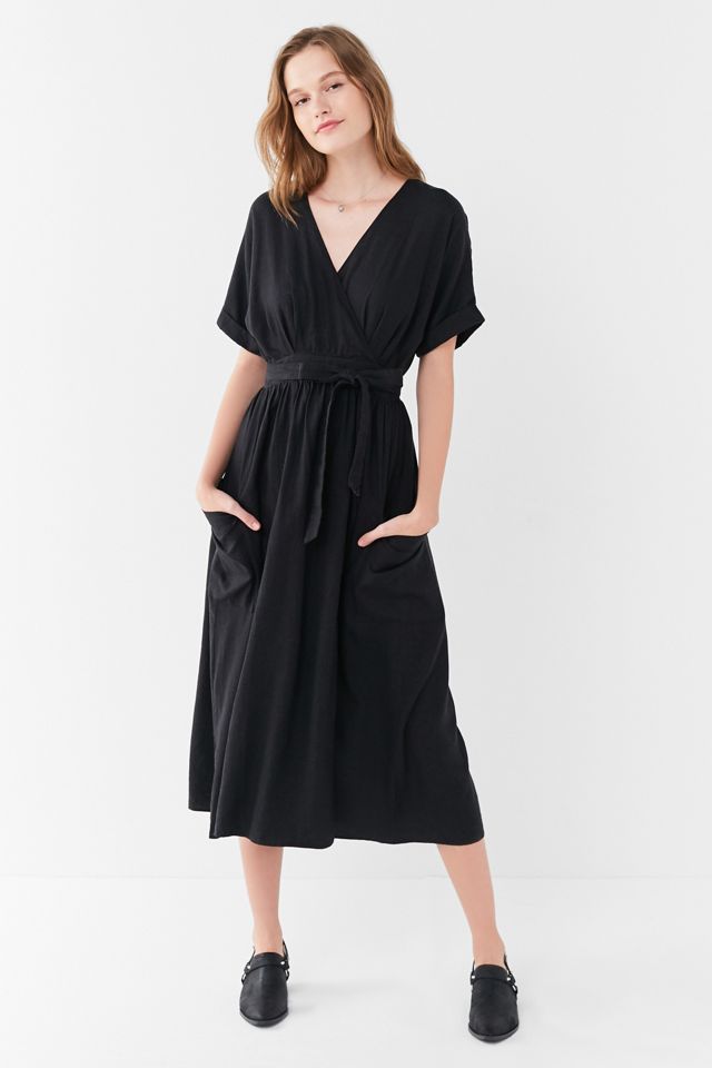princess polly baby blue dress UO Black Mesh Maxi Dress main image 1